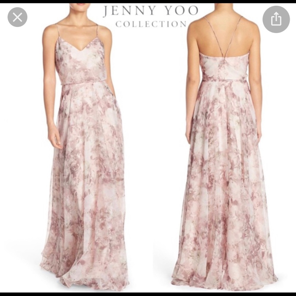 Jenny Yoo Inesse Watercolor Dress